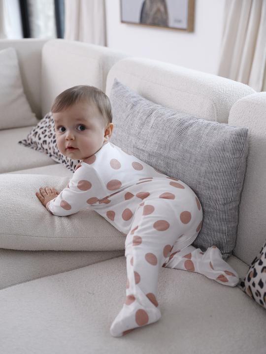 Actual product image Vertbaudet 3er-Pack Baby Strampler mit Reissverschluss BASICS (62)