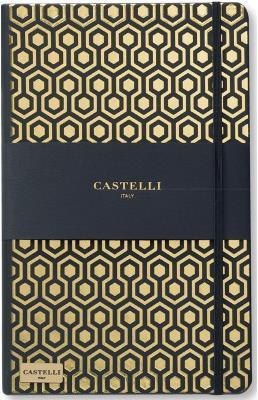 Produktbild Castelli Notizbuch Exklusiv Honeycomb gold (Spezial, Liniert)