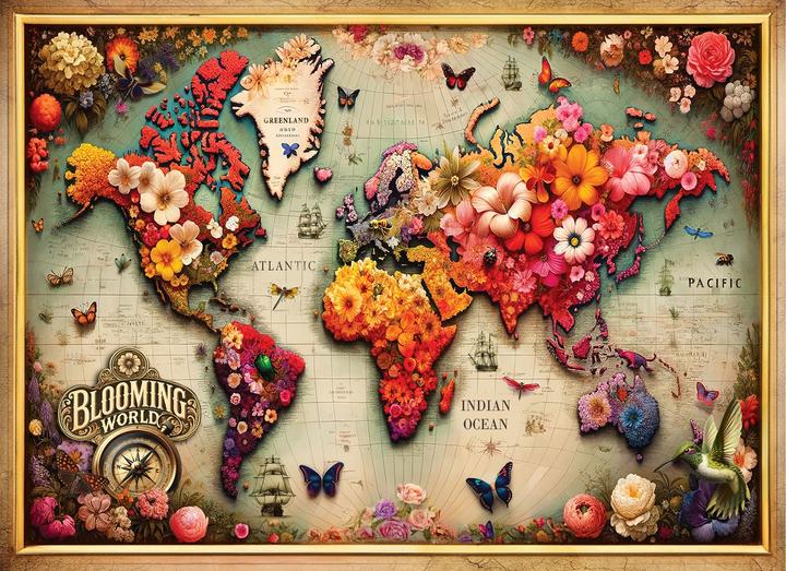 Immagine prodotto WoodenCity Mappa colorata (1010 pezzi)