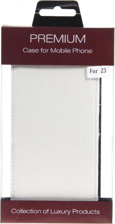 Image du produit OEM Slim cuir Flip Case pour Sony Z3 - blanc (Sony Xperia Z3, Sony Xperia Z3v, Sony Xperia Z3 Dual)