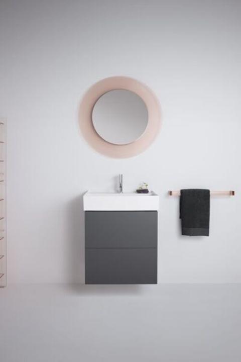 Image du produit Laufen Miroir KARTELL 780x780mm, avec éclairage LED rose poudré (Ø 78 cm)