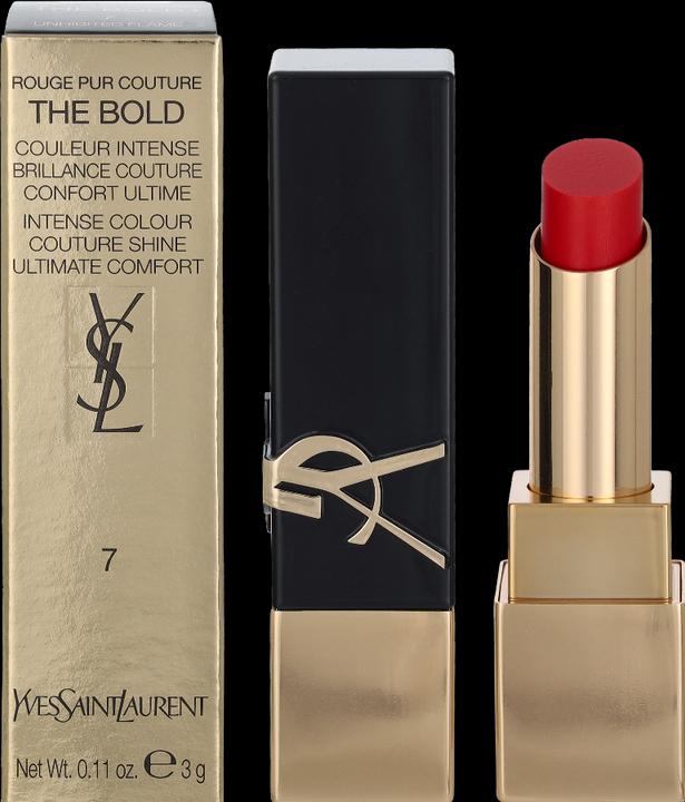 Actual product image Yves Saint Laurent Rouge Pur Couture The Bold Unhibited Flame (No. 07 - Unhibited Flame)