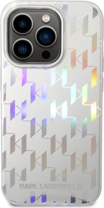 Actual product image Karl Lagerfeld iPhone 14 Pro Max Iridescent Monogram Case (Apple iPhone 14 Pro Max)
