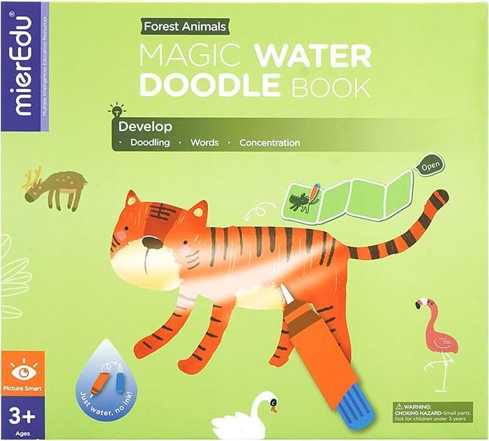 Immagine prodotto mierEdu Libro magico da colorare ad acqua - animali della foresta