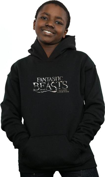 Produktbild Fantastic Beasts Text Logo Kapuzenpullover Jungen (140, 146)