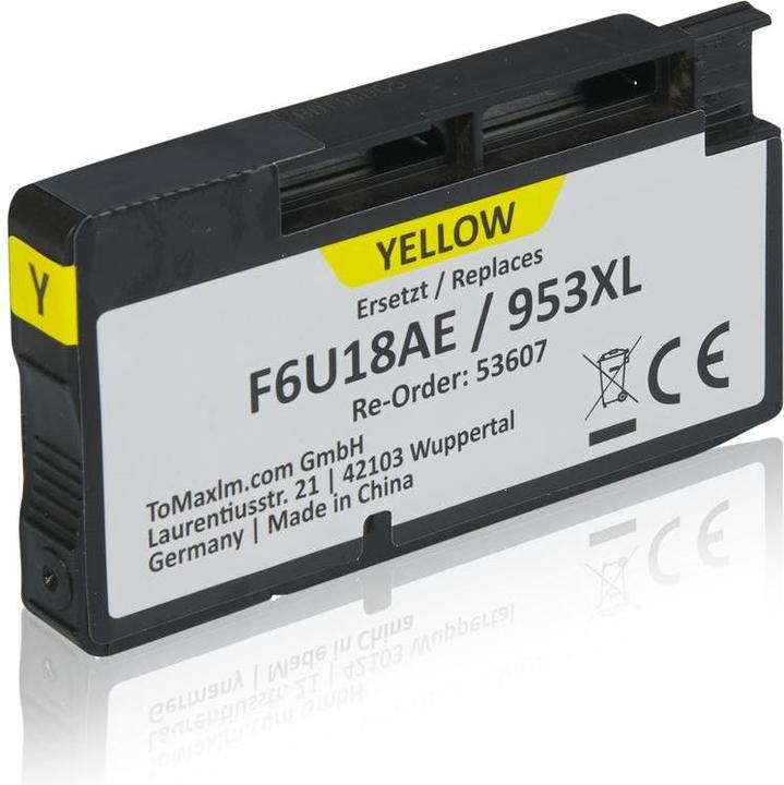 Actual product image Inkadoo Print Cartridges Compatible with HP F6U18AE / 953XL Ink Cartridge, Yellow Yellow (Y)