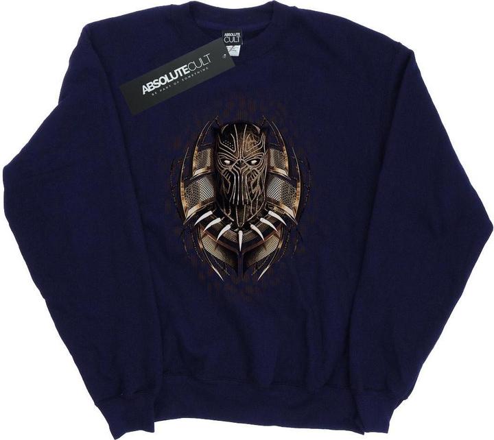 Black Panther Gold Killmonger Baumwoll Sweatshirt