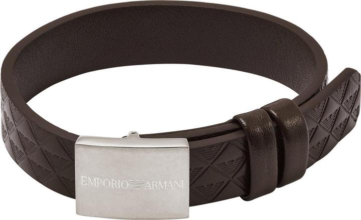 Produktbild Emporio Armani Armband (2.50 cm, Edelstahl, Leder)