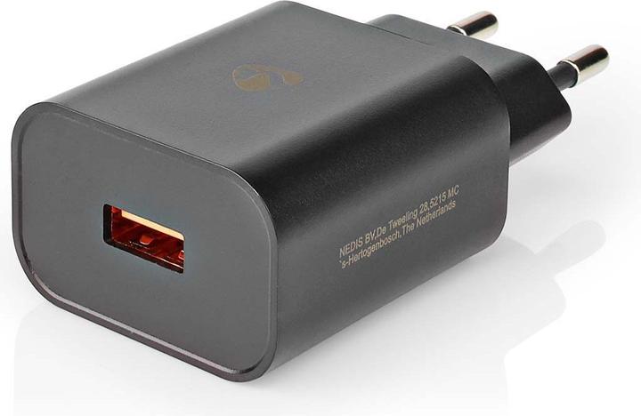 Produktbild Nedis Netzladegerät 18 W 1.5 2.0 3.0 A - Anzahl der Ausgänge: 1, USB-A, Kein Kabel im Lieferumfang e (18 W)