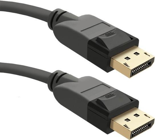 Qoltec 50468 Cavo DisplayPort nero (3 m, DisplayPort)