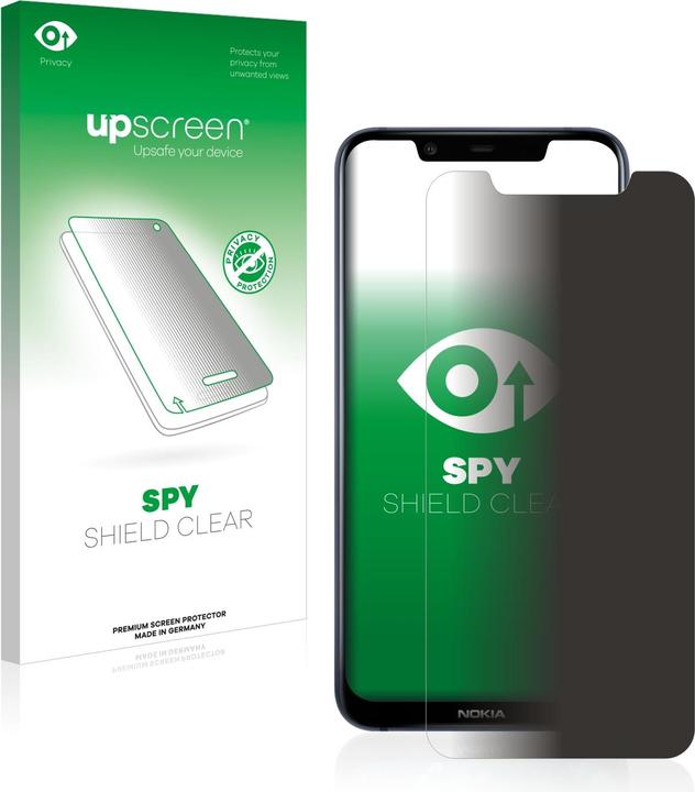 Actual product image upscreen Spy Shield Privacy Protector (1 Piece, Nokia 8.1)