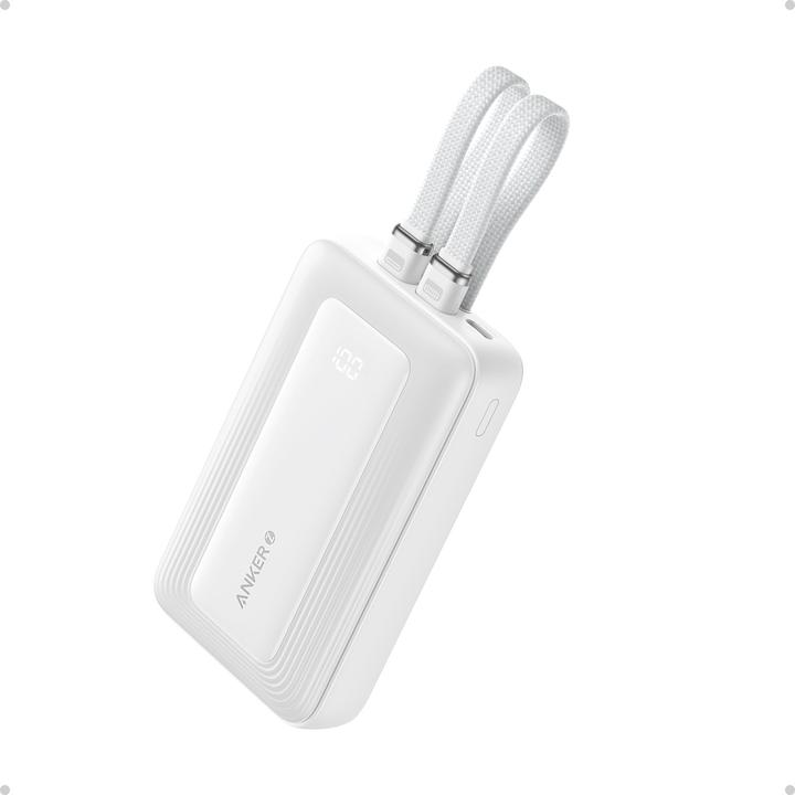 Actual product image Anker Power Bank 10K, 30W White (10000 mAh, 30 W)