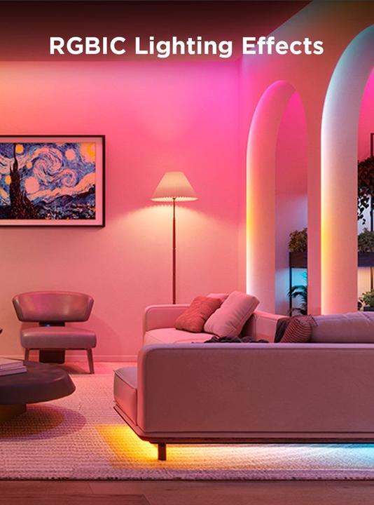 Image du produit Govee Rayure Light S (Lumière du jour, Blanc chaud, 1000 cm, Intérieur)