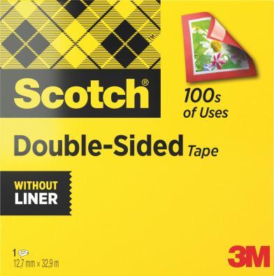 Produktbild Scotch Klebeband doppelseitig - permanent/33m (12 mm)