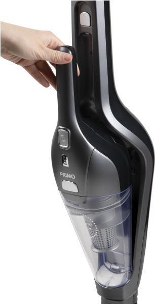 Actual product image Primo PR506SV 2-in-1 Snoerloze Stofzuiger Steelstofzuiger & Kruimeldief 18V Zilver