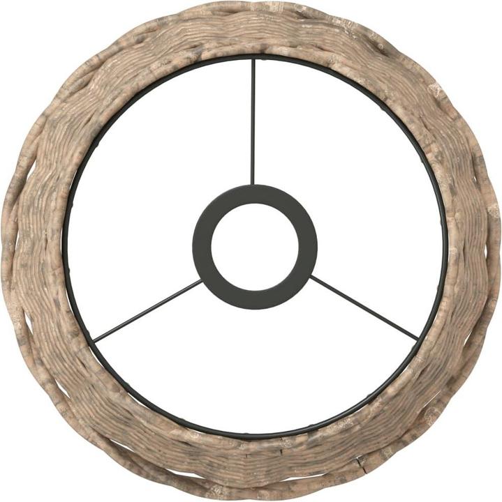 Produktbild VidaXL Lampenschirm Braun Ø25x17 cm Korbweide, Farbe: Braun