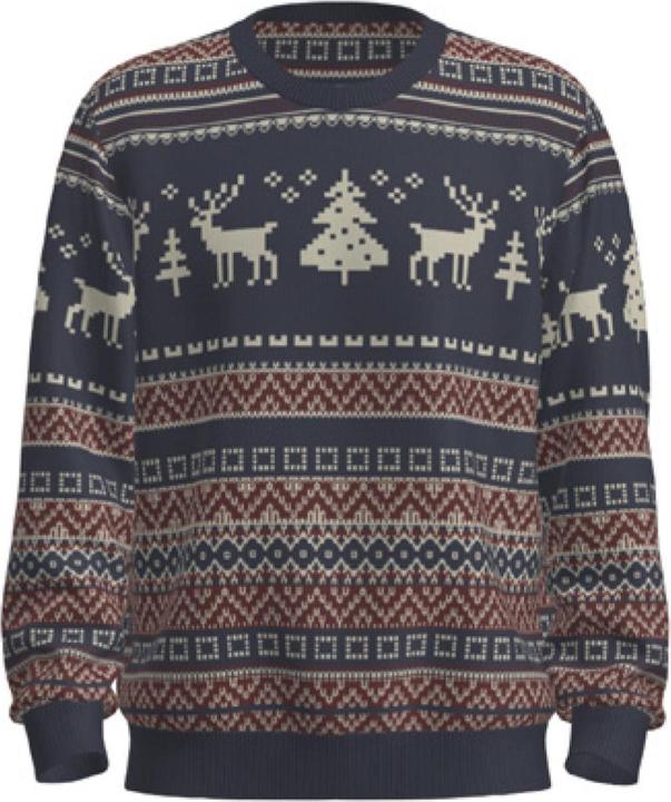 Jack & Jones Jjxmas Snowball Knit Crew Neck (S)