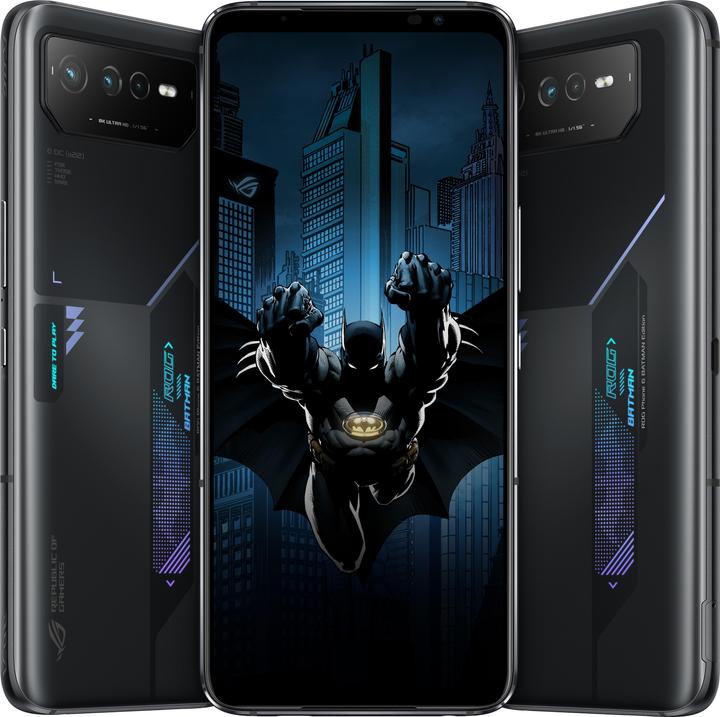 Immagine prodotto ASUS ROG Phone 6 Batman Edition (256 GB, Nero, 6.78", Doppia SIM, 50 Mpx, 5G)
