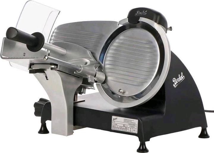 Actual product image Berkel Red Line 250 matt black slicer with 250 mm steel blade