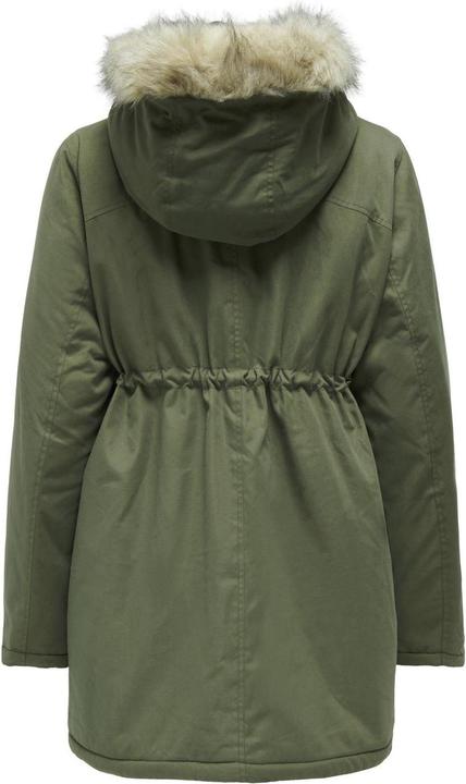 Actual product image Only Maternity Hood with detachable faux fur trim Maternity parka Long parka (XS)