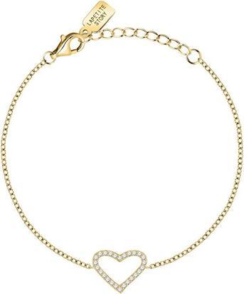 Immagine prodotto La Petite Story Bracciale a cuore placcato oro con zirconi Argento LPS05AWV26
