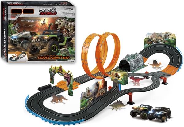 Jinjun Toys Factory JJ Slot Dino Hunter Racerbane 1:43