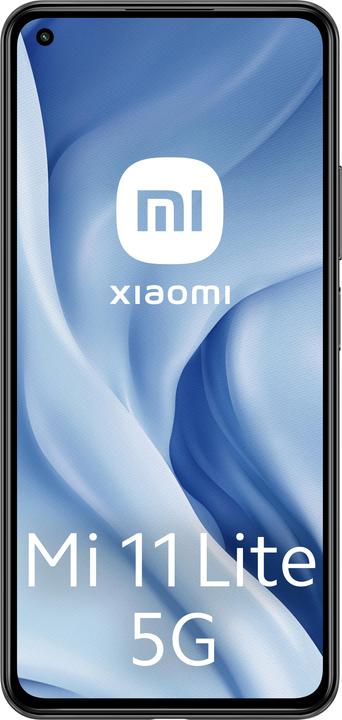 Actual product image Xiaomi MI 11 LITE 5G 6/128 GB BLACK (128 GB, Truffle Black, 6.55", Hybrid Dual SIM, 64 Mpx, 5G)