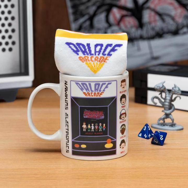 Immagine prodotto Paladone Products Tazza e calzini di Stranger Things (300 ml, 1 x)