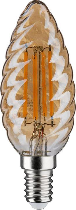 Produktbild Paulmann Kerze gedrehtes Glas Vintage (E14, 4.70 W, 430 lm, 1 x, F)