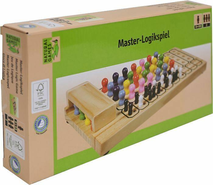 Actual product image Natural games Master logic game (German, French, Italian, English)