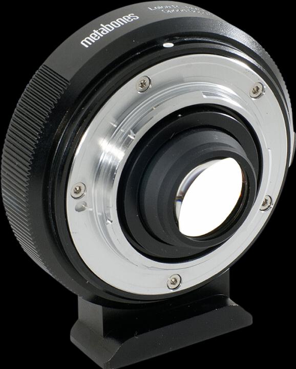 Produktbild Metabones Speed Booster Leica R an Blackmagic BMPCC MFT