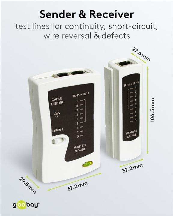 Produktbild Goobay Werkzeugset für Telefon- und Netzwerkinstallation (Werkzeug)