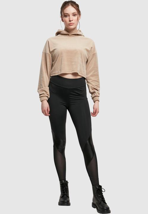 Image du produit Urban Classics Sweat à capuche croisé en velours pour femmes (3XL)