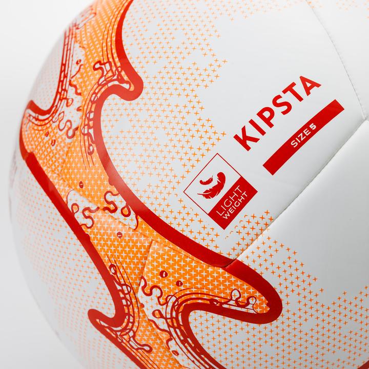 Actual product image Kipsta Beachsoccer Hybridball Light size 5 - white/orange (5)