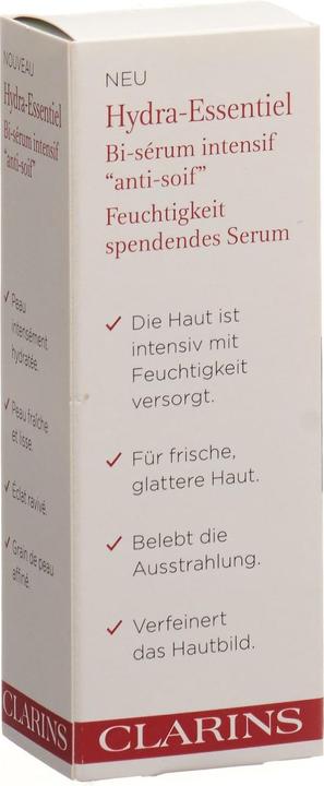 Actual product image Clarins Hydra-Essentiel Bi-Sérum Intensif "anti-soif (30 ml)