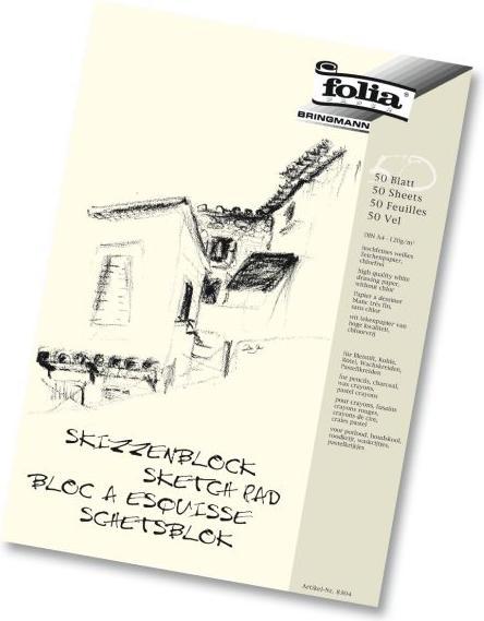 Folia Sketches Block (A4, Plain, Soft cover)
