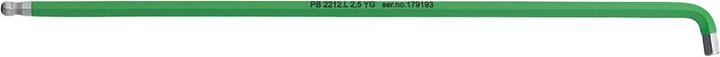 Produktbild PB Swiss Tools Innensechskantschlüssel PB2212 L 2.5 YG