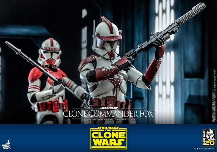 Produktbild Hot Toys Star Wars: The Clone Wars figurine 1/6 Clone Commander Fox 30 cm