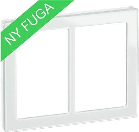 Image du produit LK FUGA PURE designramme verre 2x1,5 module, hvid