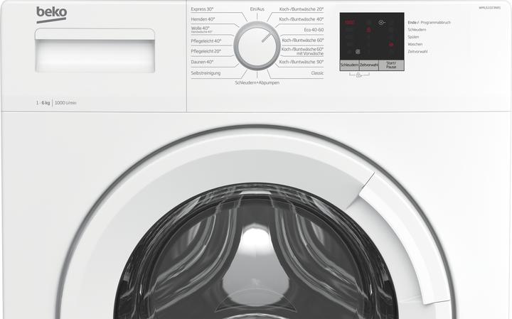 Image du produit Beko WML61023NR1 Machine à laver autoportante à chargement frontal E (6 kg, Gauche)
