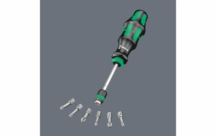 Actual product image Wera Kraftform Kompakt 20 (1.0 x 5.5 mm / 1.2 x 6.5 mm / PZ 1 / PZ 2 / PH 1 / PH 2)