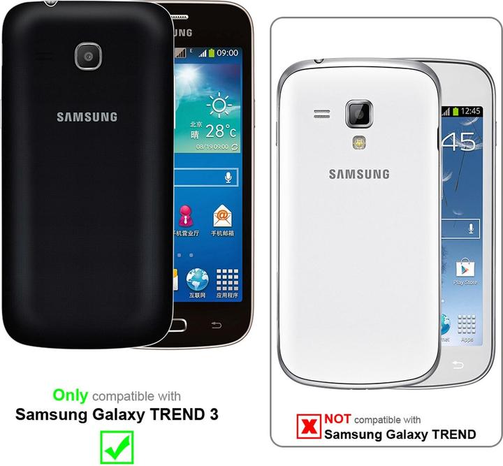 Actual product image Cadorabo Display protection glass (1 Piece, Samsung Galaxy Trend 3)