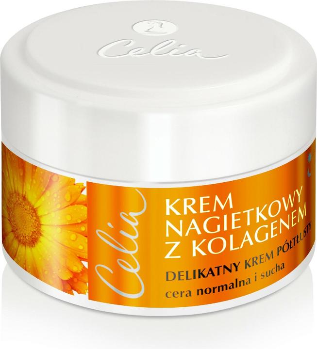 Produktbild Celia Collagen Delicate Semi-Fat Face Cream Calendula 50Ml (Körpercreme, 50 ml)