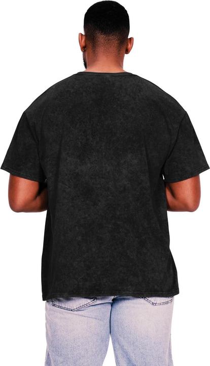 Actual product image Universal Textiles Unisex Adult Acid Wash Ringspun Cotton T-Shirt (XXL)