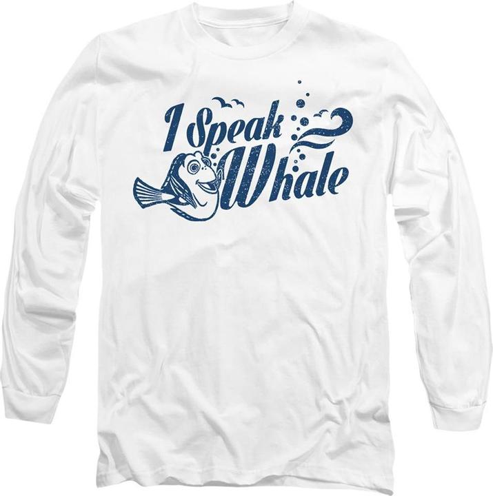 Actual product image Finding Nemo Unisex Adult I Speak Whale Dory T-Shirt (S)