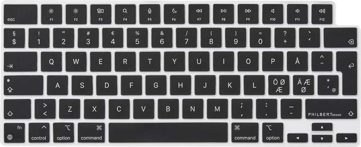 Image du produit Philbert Design KB Cover MacBook Pro/Air 13-14-16" 2021-2022 Noir (Nordique)