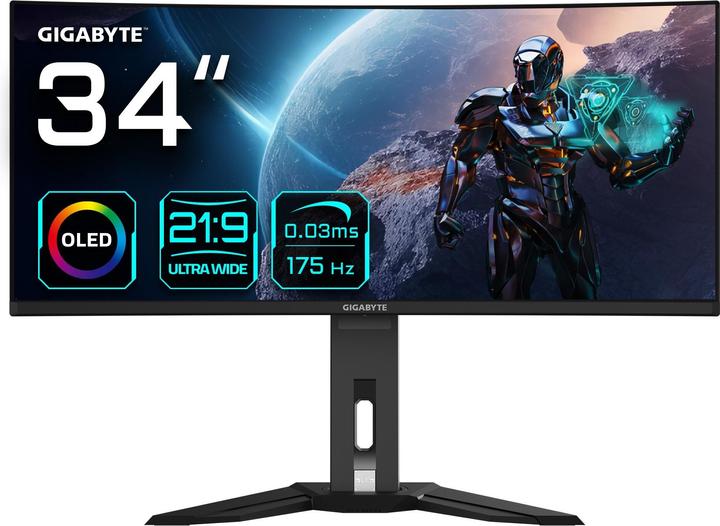 Produktbild Gigabyte MO34WQC (3440 x 1440 Pixel, 34")
