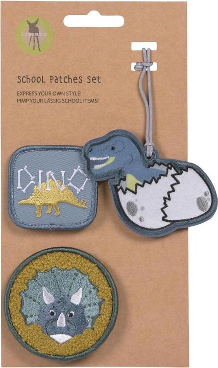 Lässig Badges and hangers dinosaur 3-piece