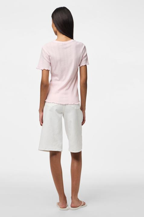 Produktbild Pieces Pcmarie Ss O-Neck Poin Top Jrs Noos Bc (S)