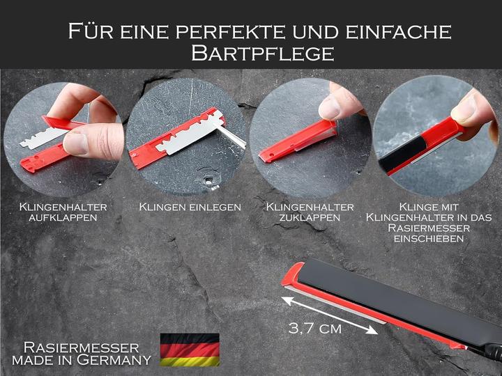 Actual product image InstrumenteNrw Straight razor with interchangeable blades